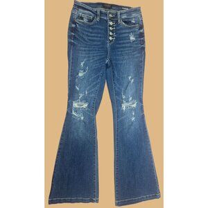 Judy Blue Women's Trouser Flare Jeans 5/27 - 28x33